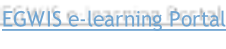 EGWIS e-learning Portal
